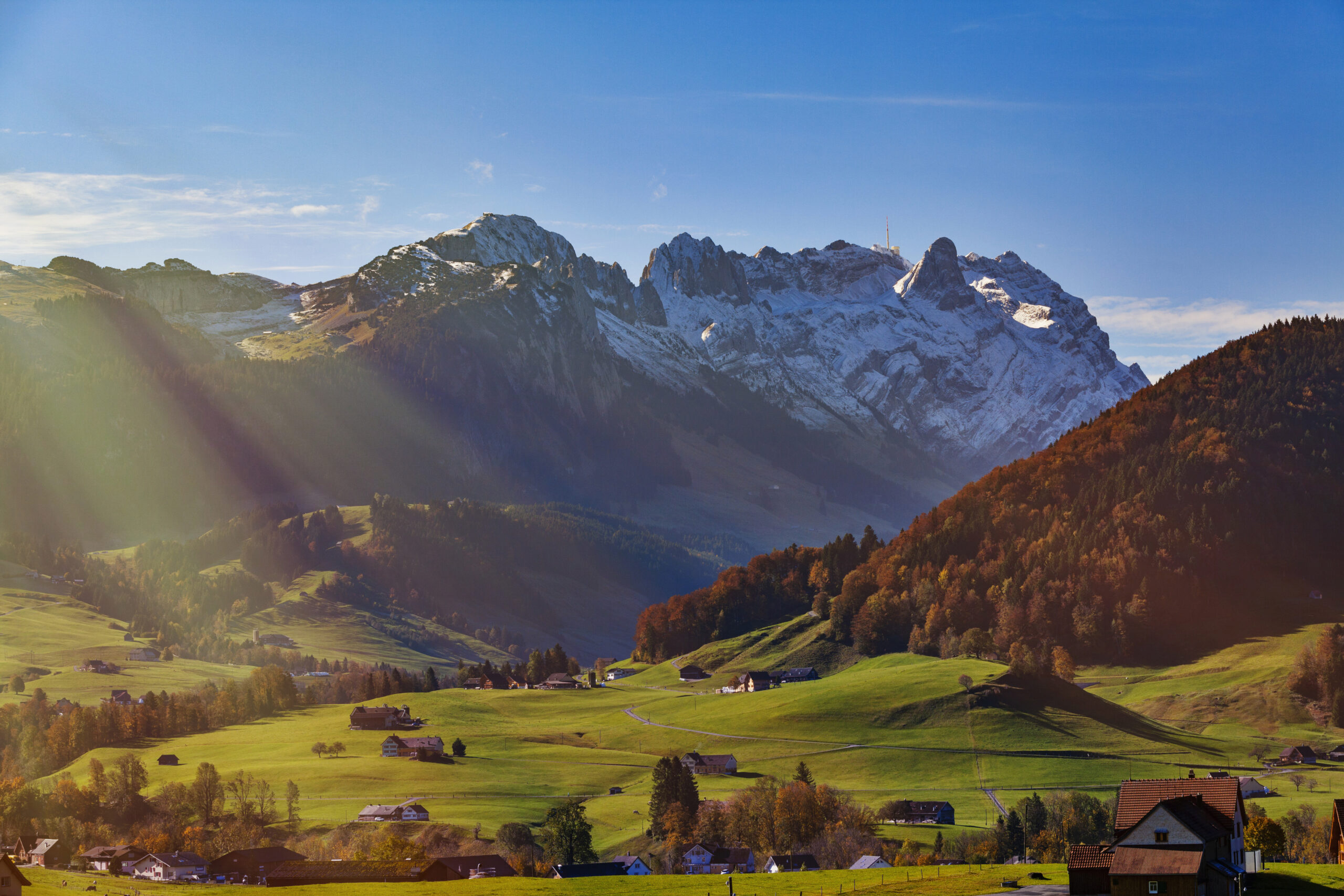 Scenic view, Appenzell, Appenzellerland, Switzerland